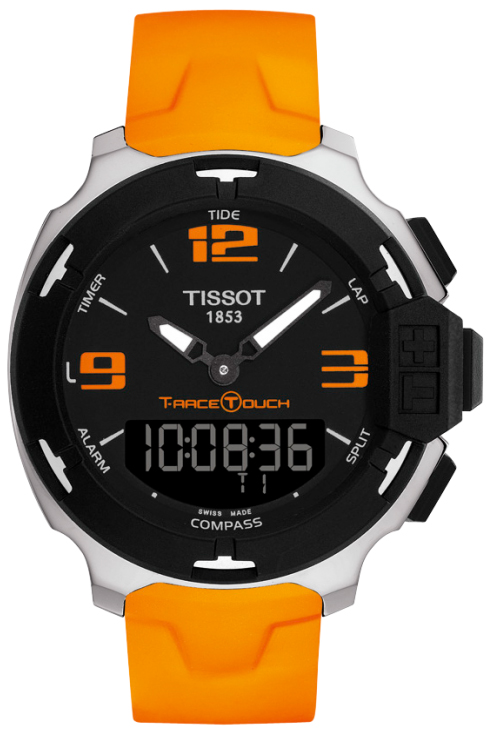 Tissot Touch Collection Watches Mens Digital Black Dial & Analog Touch Screen Battery Operated Quartz T0814201705702 Watch