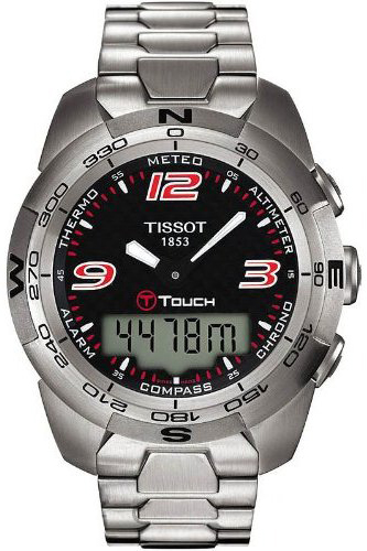 Tissot Touch Collection Watches Mens Black Battery Operated Quartz T0134201105700 Watch