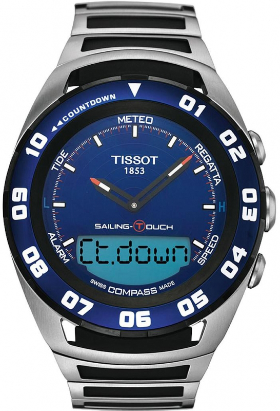 Tissot Touch Collection Watches Mens Blue Battery Operated Quartz T0564202104100 Watch