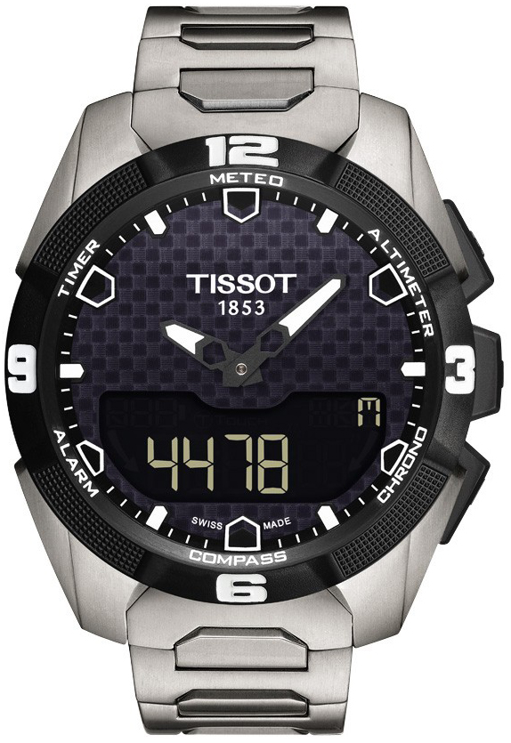 Tissot Touch Collection Watches Mens Black Battery Operated Quartz T0914204405100 Watch