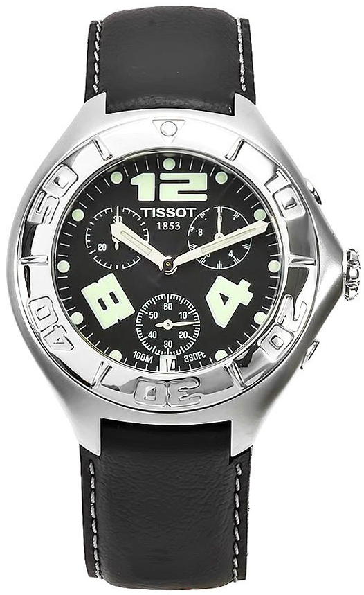 Tissot T-Sport Watches Black Battery Operated Quartz T12152652 Watch