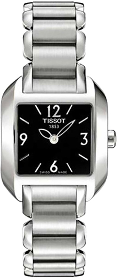 Tissot T-Lady Watches Ladies Black Battery Operated Quartz T02128552 Watch
