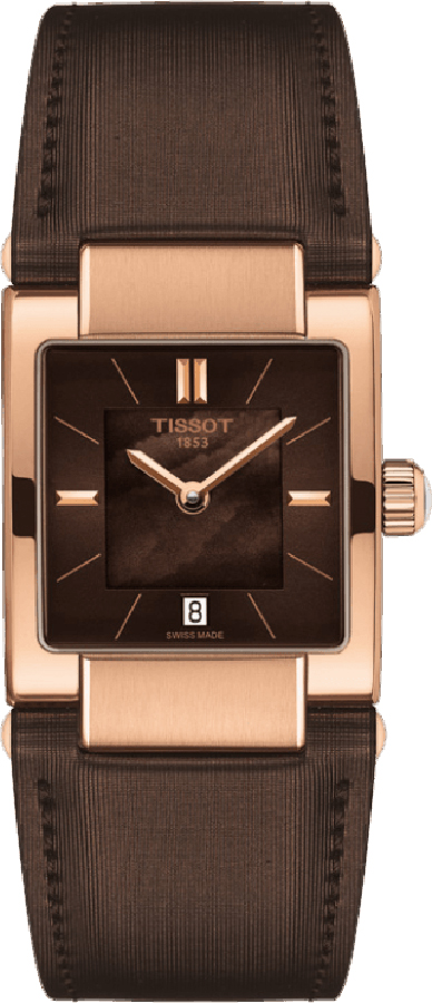 Tissot T-Lady Watches Ladies Brown Battery Operated Quartz T0903103738100 Watch