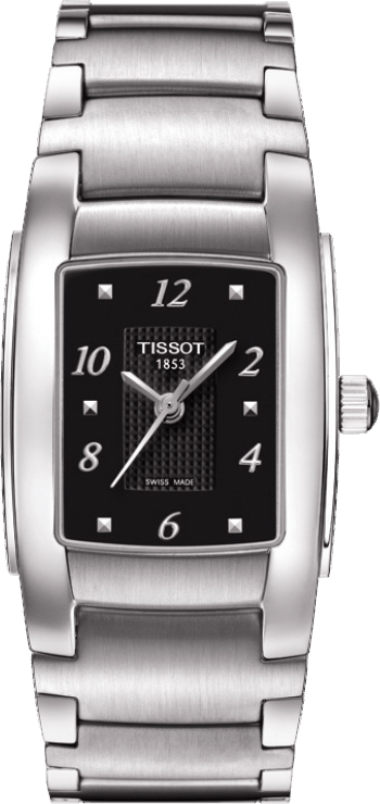Tissot T-Lady Watches Ladies Black Battery Operated Quartz T0733101105701 Watch