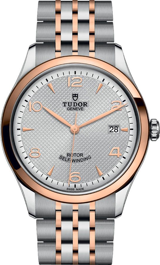 Tudor 1926 Watches Mens Embossed Silver Self winding Automatic M91551-0001 Watch