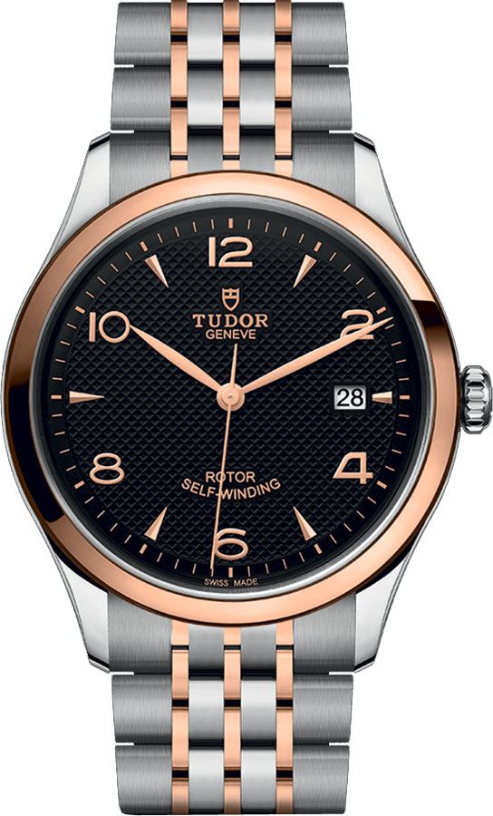 Tudor 1926 Watches Mens Embossed Black Self winding Automatic M91551-0003 Watch