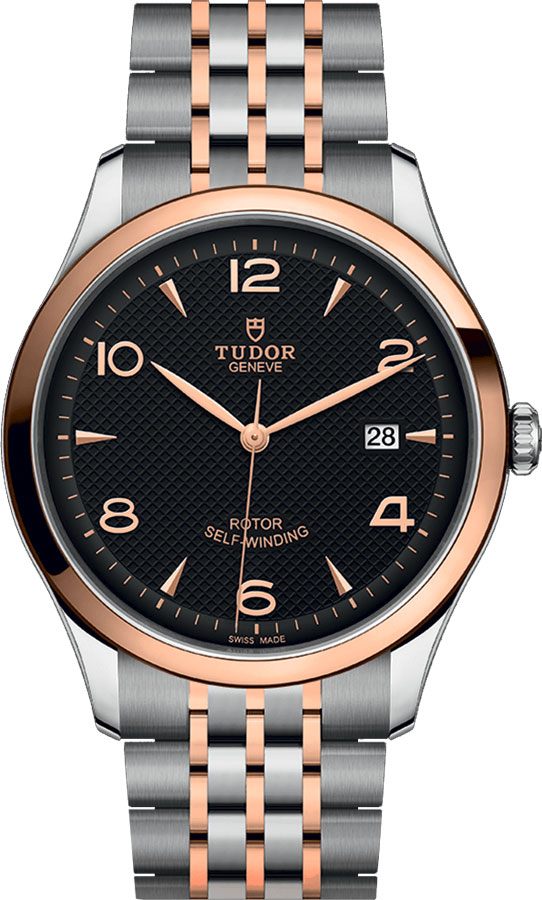 Tudor 1926 Watches Mens Embossed Black Self winding Automatic M91651-0003 Watch