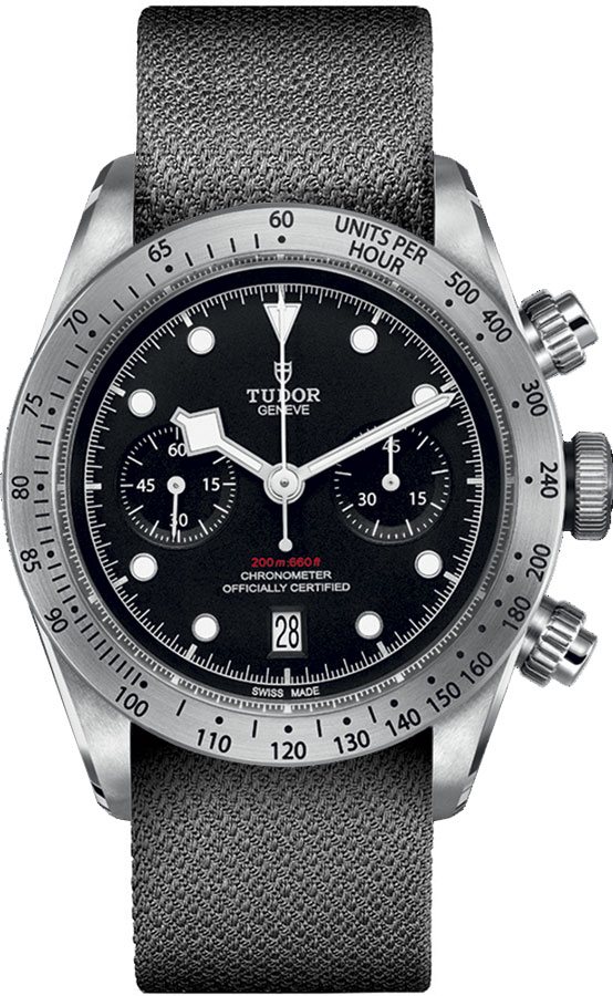 Tudor Heritage Line Watches  Domed Black Self winding Automatic Chronometer M79350-0003-001 Watch
