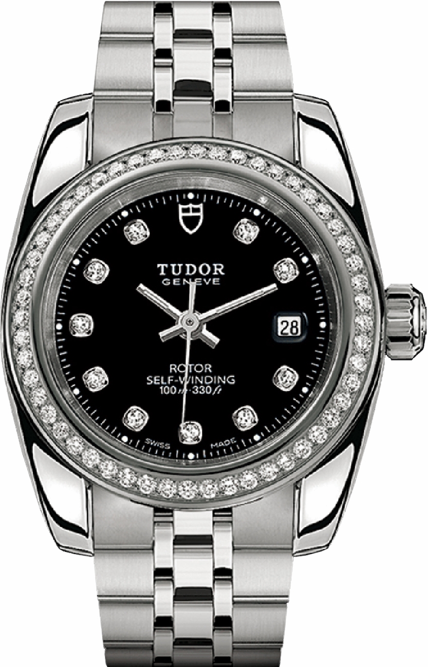 Tudor Classic Line Watches Ladies Black Self winding Automatic M22020-0007 Watch