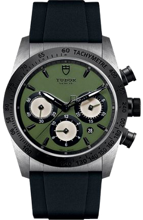 Tudor Tool Watches Mens Green Self winding Automatic Chronometer M42010N-0008 Watch