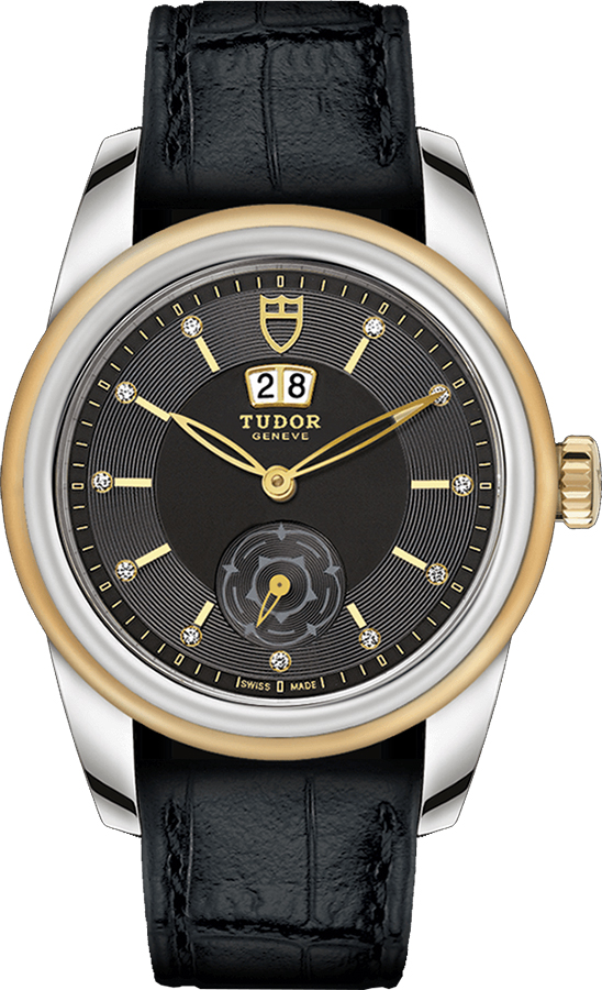 Tudor Classic Line Watches  Black Dial Set with Diamonds Self winding Automatic M57003-0088 Watch