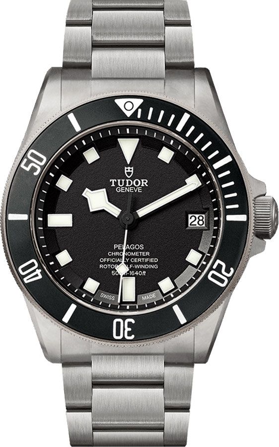 Tudor Tool Watches Mens Black Self winding Automatic Chronometer M25600TN-0001 Watch