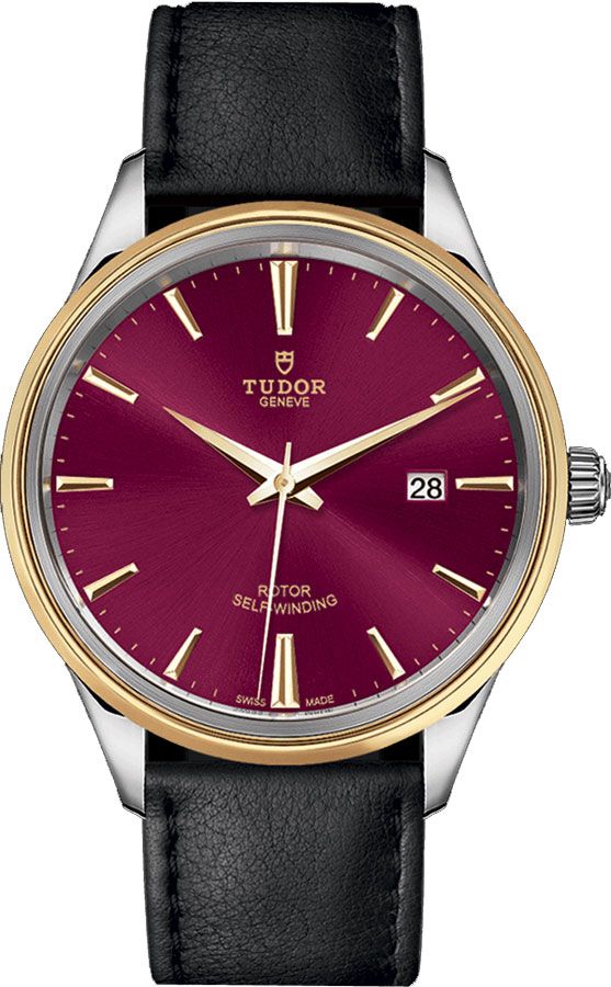 Tudor Classic Line Watches Mens Lacquered Burgundy Red Self winding Automatic M12703-0014 Watch