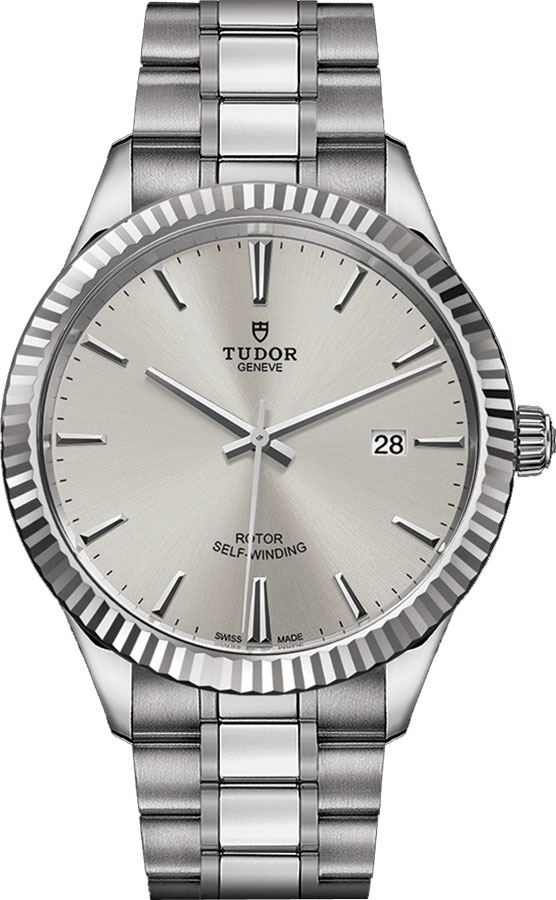 Tudor Classic Line Watches Mens Lacquered Silver Self winding Automatic M12710-0001 Watch