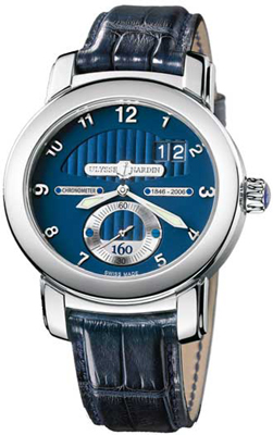 Ulysse Nardin Marine Watches Mens Blue Self winding Automatic 1600-100 Watch
