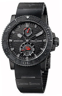 Ulysse Nardin Marine Watches Mens Black Self winding Automatic 263-38LE-3 Watch