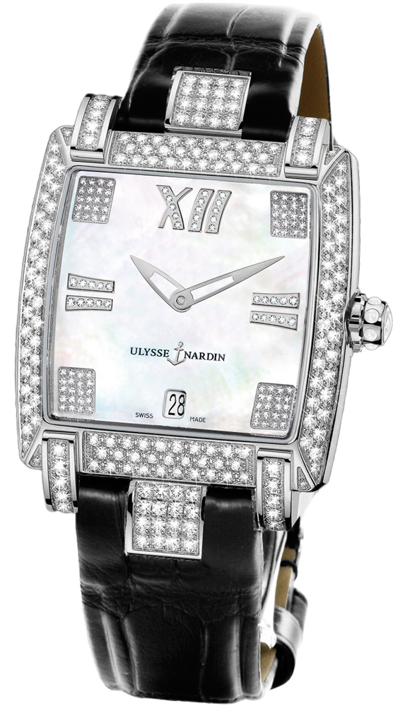 Ulysse Nardin Classical Watches Ladies Pearl White Self winding Automatic 130-91AC-301 Watch