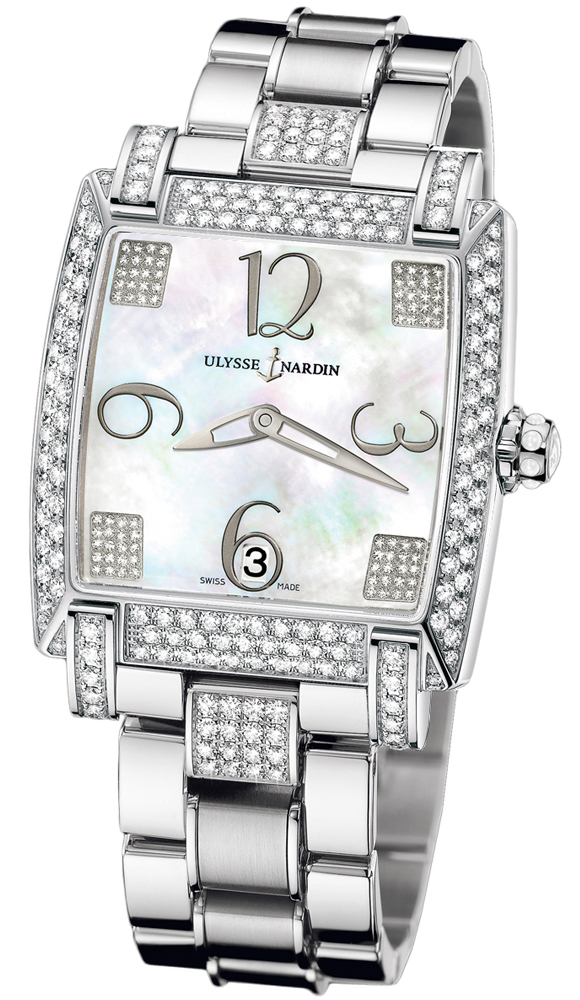 Ulysse Nardin Classical Watches Ladies Mother of Pearl White Self winding Automatic 130-91AC-8C-601 Watch