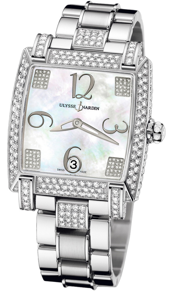 Ulysse Nardin Classical Watches Ladies Mother of Pearl White Self winding Automatic 130-91FC-8C-601 Watch
