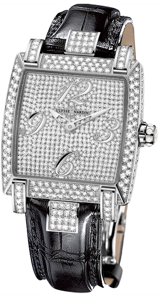 Ulysse Nardin Classical Watches Ladies Diamonds Self winding Automatic 130-91FC-FULL Watch