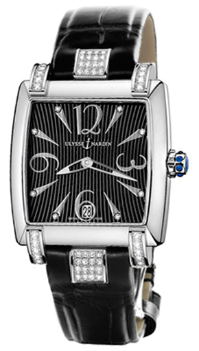 Ulysse Nardin Classical Watches Ladies Black Self winding Automatic 133-91C-06-02 Watch