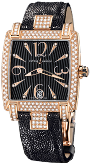 Ulysse Nardin Classical Watches Ladies Black Self winding Automatic 136-91AC-06-02 Watch