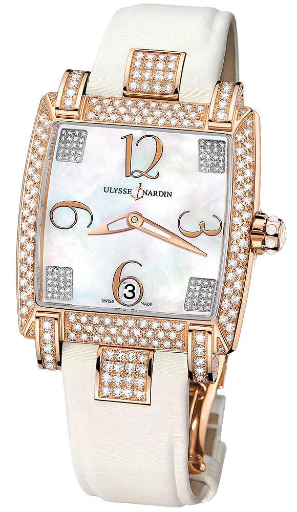 Ulysse Nardin Classical Watches Ladies Mother of Pearl White Self winding Automatic 136-91AC-601 Watch
