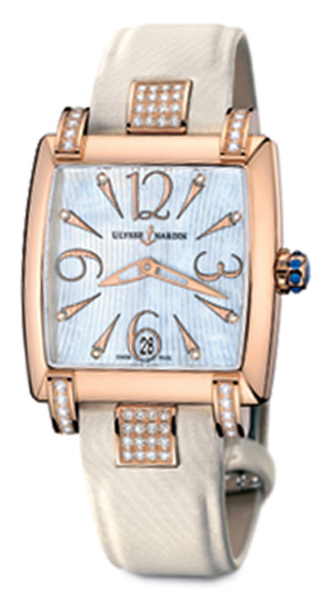 Ulysse Nardin Classical Watches Ladies Mother of Pearl White Self winding Automatic 136-91C-691 Watch