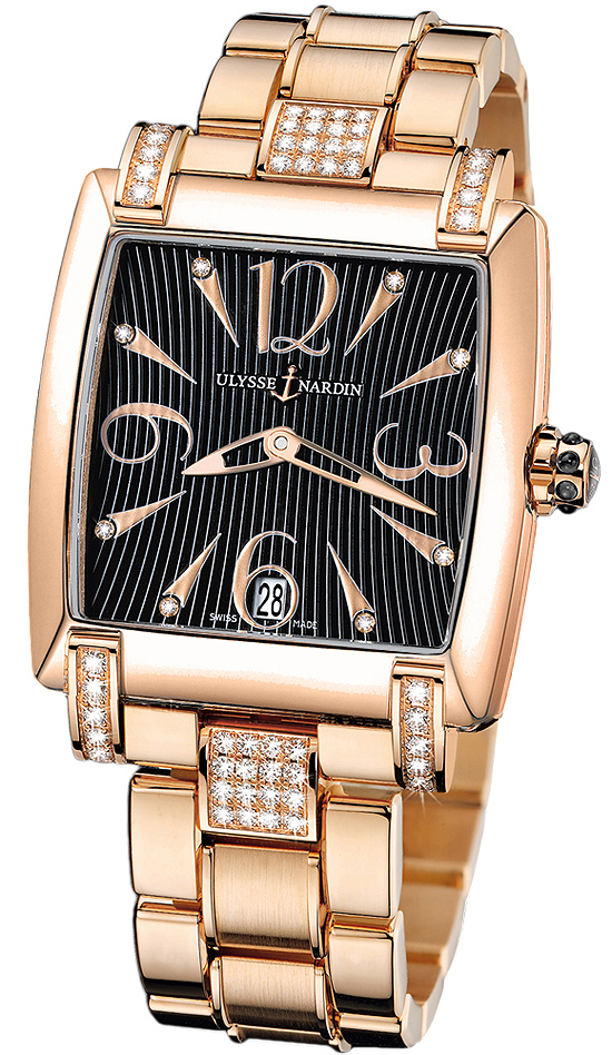 Ulysse Nardin Classical Watches Ladies Black Self winding Automatic 136-91C-8C-06-02 Watch