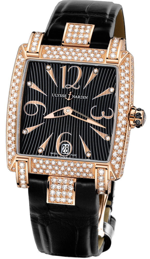 Ulysse Nardin Classical Watches Ladies Black Self winding Automatic 136-91FC-06-02 Watch