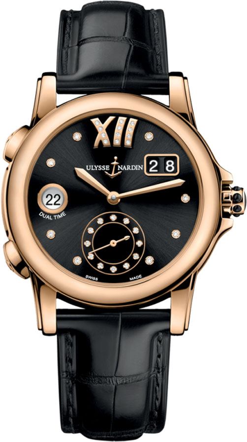 Ulysse Nardin Classic Watches Ladies Black Self winding Automatic 3346-222-30-02 Watch