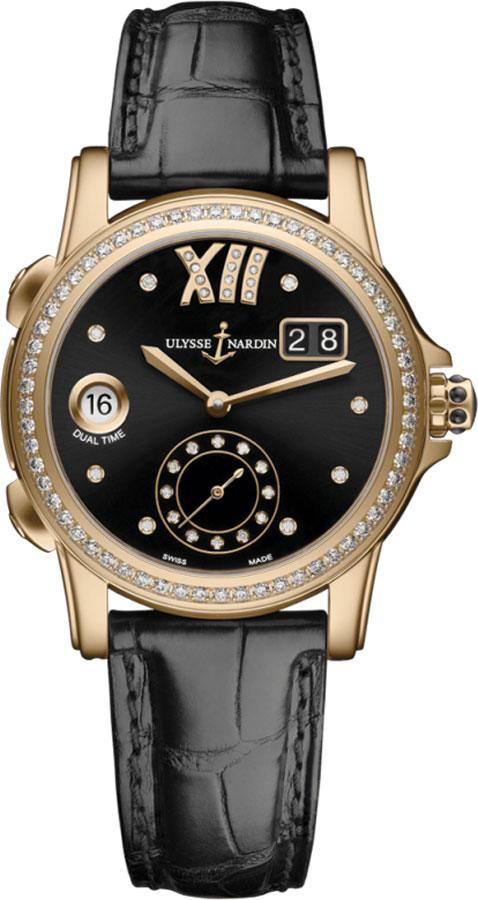 Ulysse Nardin Classic Watches Ladies Black Self winding Automatic 3346-222B-30-02 Watch