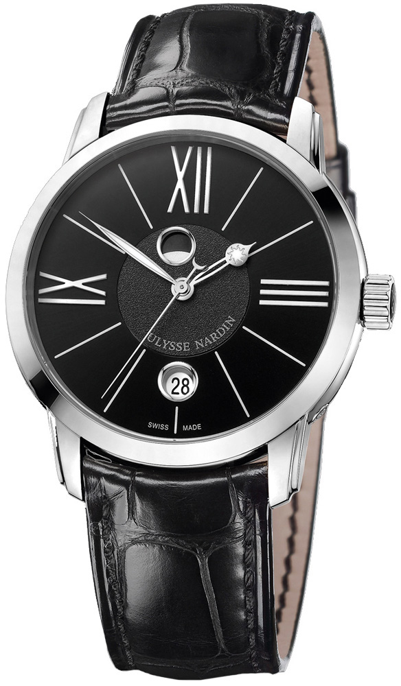 Ulysse Nardin Classical Watches Mens Black Self winding Automatic 8293-122-2-42 Watch