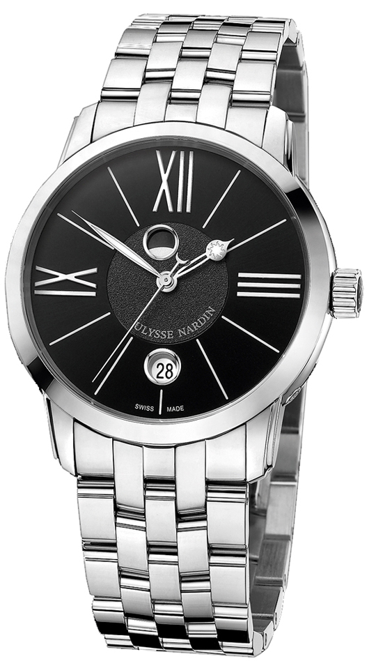 Ulysse Nardin Classical Watches Mens Black Self winding Automatic 8293-122-7-42 Watch