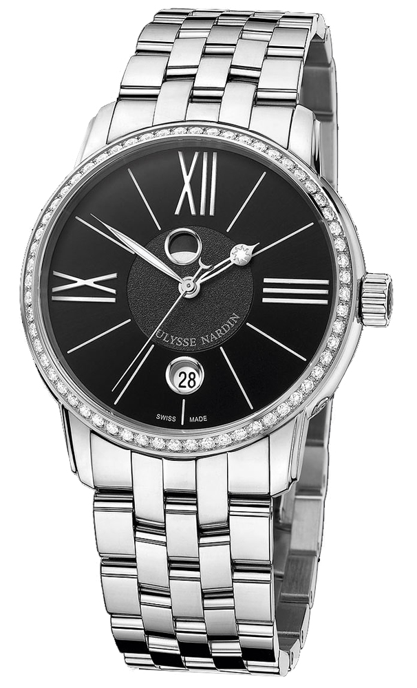 Ulysse Nardin Classical Watches Mens Black Self winding Automatic 8293-122B-7-42 Watch
