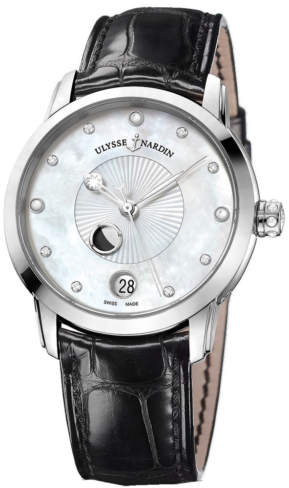 Ulysse Nardin Classical Watches Ladies Pearl White Self winding Automatic 8293-123-2-991 Watch