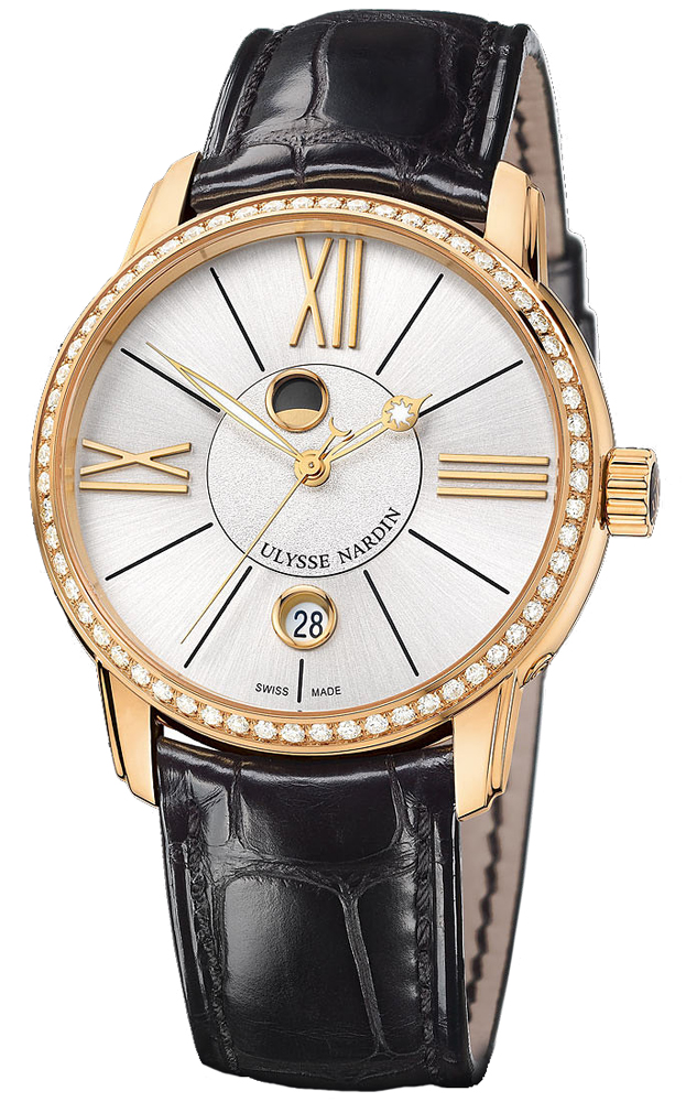 Ulysse Nardin Classical Watches Mens Silver Self winding Automatic 8296-122B-2-41 Watch
