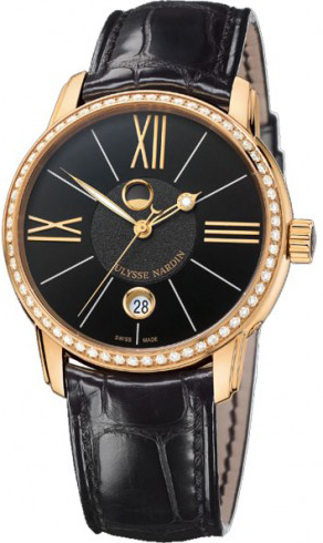 Ulysse Nardin Classical Watches Mens Black Self winding Automatic 8296-122B-2-42 Watch