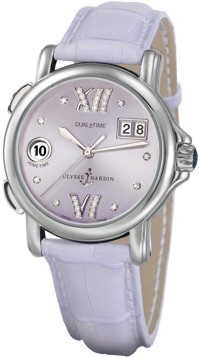 Ulysse Nardin Functional Watches Ladies Purple Self winding Automatic 223-22-30-07 Watch