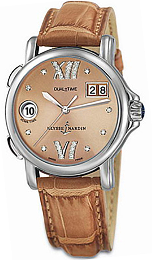 Ulysse Nardin Functional Watches Ladies Brown Self winding Automatic 223-22-30-09 Watch