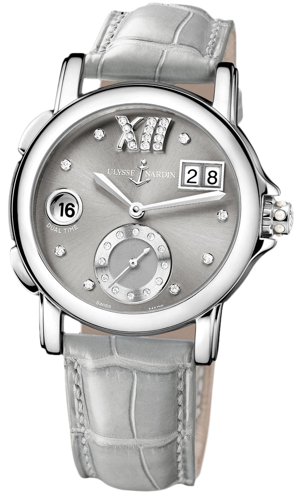 Ulysse Nardin Classic Watches Ladies Grey Self winding Automatic 243-22-30-02 Watch