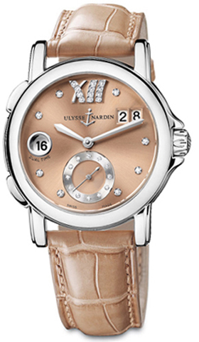 Ulysse Nardin Classic Watches Ladies Brown Self winding Automatic 243-22-30-09 Watch