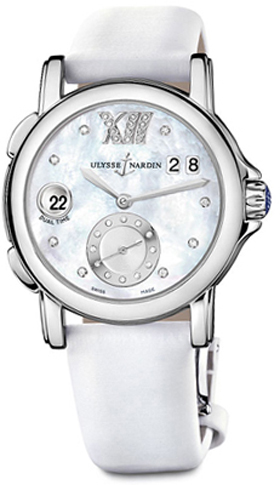 Ulysse Nardin Classic Watches Ladies Pearl White Self winding Automatic 243-22-391 Watch