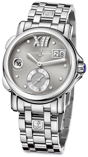 Ulysse Nardin Classic Watches Ladies Grey Self winding Automatic 243-22-7-30-02 Watch