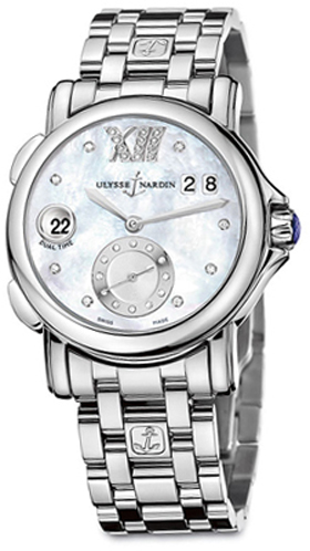 Ulysse Nardin Classic Watches Ladies Pearl White Self winding Automatic 243-22-7-391 Watch