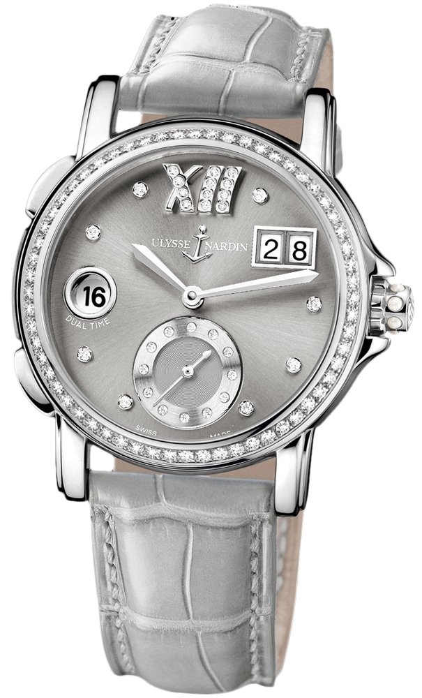 Ulysse Nardin Classic Watches Ladies Grey Self winding Automatic 243-22B-30-02 Watch