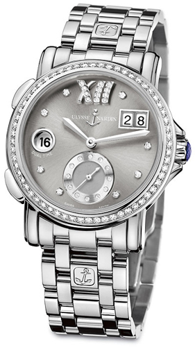Ulysse Nardin Classic Watches Ladies Grey Self winding Automatic 243-22B-7-30-02 Watch