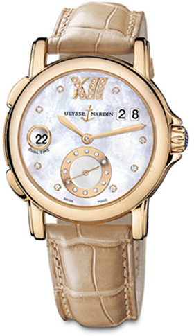 Ulysse Nardin Classic Watches Ladies Pearl White Self winding Automatic 246-22-391 Watch