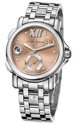 Ulysse Nardin Classic Watches Ladies Brown Self winding Automatic 243-22-7-30-09 Watch