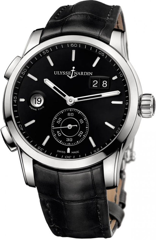 Ulysse Nardin Functional Watches Mens Black Self winding Automatic 3343-126-92 Watch